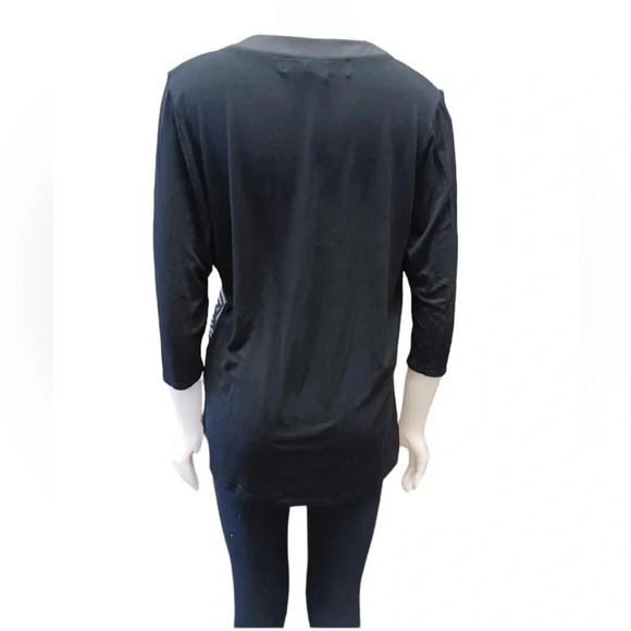 Desigual Geometric V Neck Stretch Earth Tones Too Size XXL - Picture 3 of 8